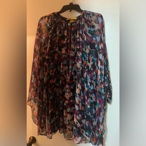 Catherine Malandrino Top or dress size 12, 100% Silk
